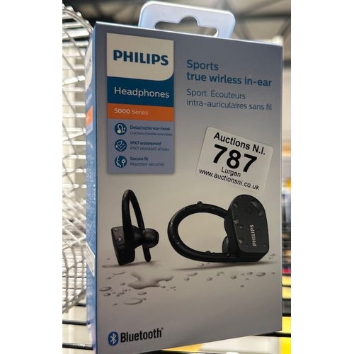 787 - Philips Sports True Wireless In Ear headphones - Box SEaled