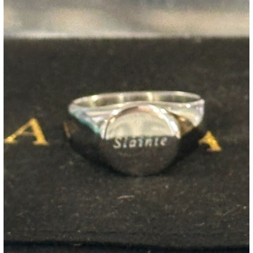 795 - Realta Slainte Engraved Ring In Soft Pouch