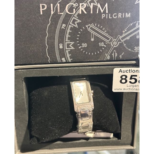 858 - Boxed Pilgrim Watch