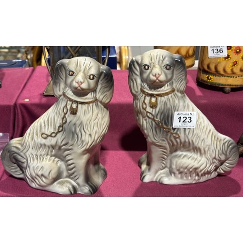 123 - Pair of Hearth Dogs