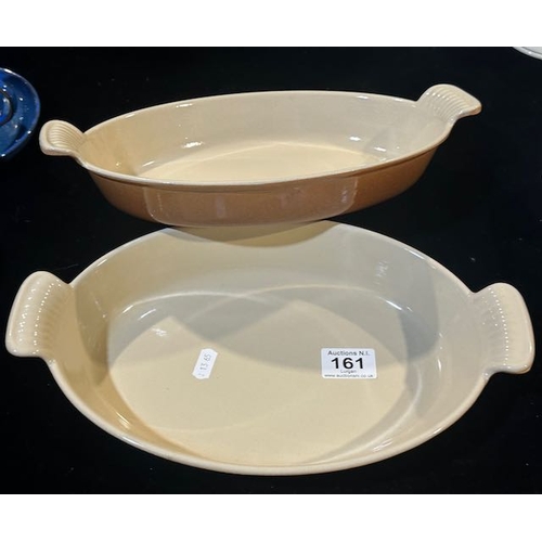 161 - Le Creuset Casserole Dish x 2 Number 28