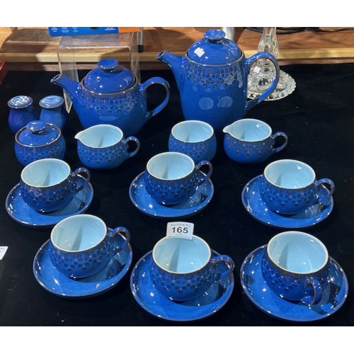 165 - Denby Midnight 20 Piece Tea/Coffee Service