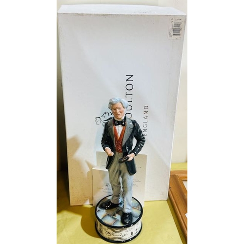 383 - Large Boxed Royal Doulton The Pioneers Collection Figurine - Michael Faraday HN 5196 With Cert