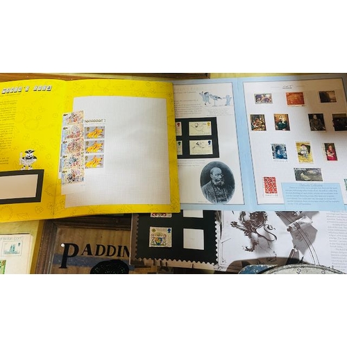 387 - 1987, 1988 + 1989 Stamps Albums with Stamps