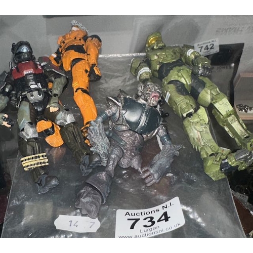 734 - Halo Action Figures