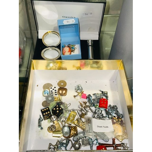 768 - Collection of Curios Incl Silver Bracelet