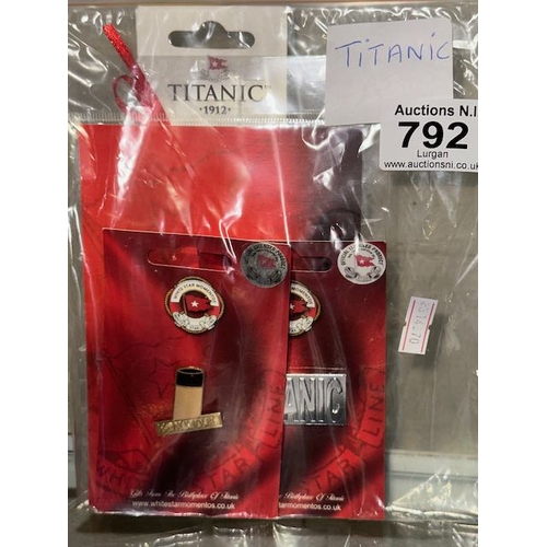 792 - Titanic Collectibles