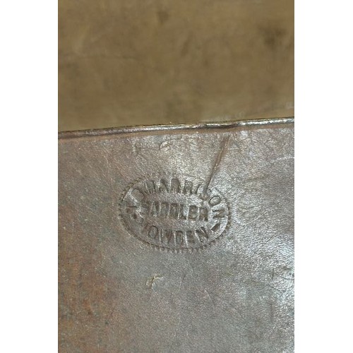 396 - Independent Archers Society Vintage Satchel + Magazine Rack