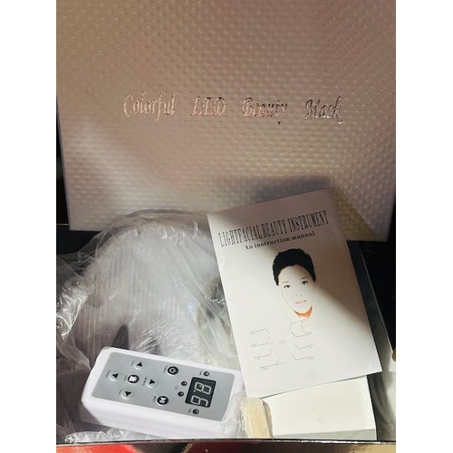 1099 - Boxed/Unused Colurful LED Beauty Mask