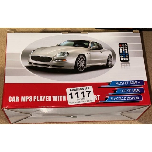 1117 - Box Sealed Car MP3 Player With USB/SD Port