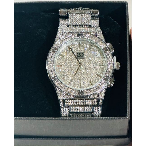 1012 - His & Hers Glitzy Watches