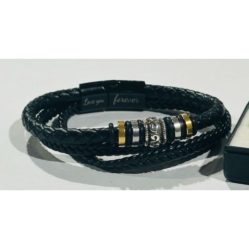 1034 - Titanium Steel Rope Bracelet 