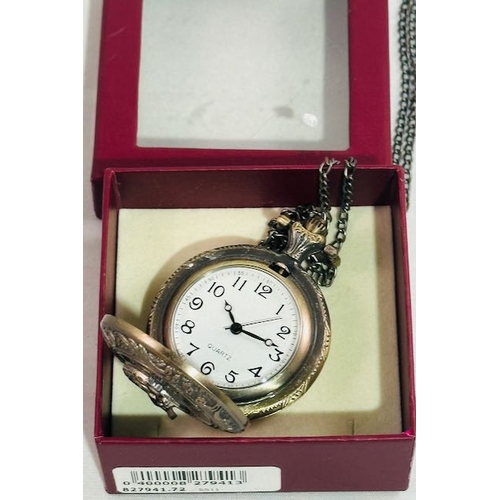 1056 - Past Times Pocket Watch on Chain