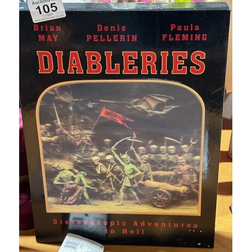 105 - Diableries Stereocopic Adventures In Hell Hardback Book Set