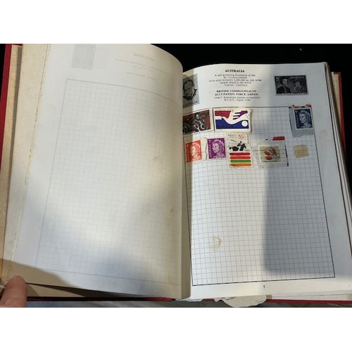 164 - Cardinal Stamp Album with Stamps