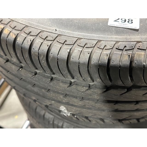 298 - 4 x 215/65R15C 104-102T Load Rated Tyres - 3 Tyres Like New