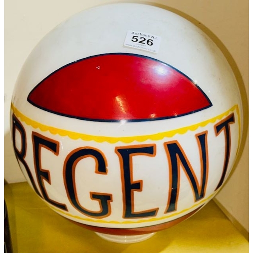 526 - Regent Glass Pump Globe