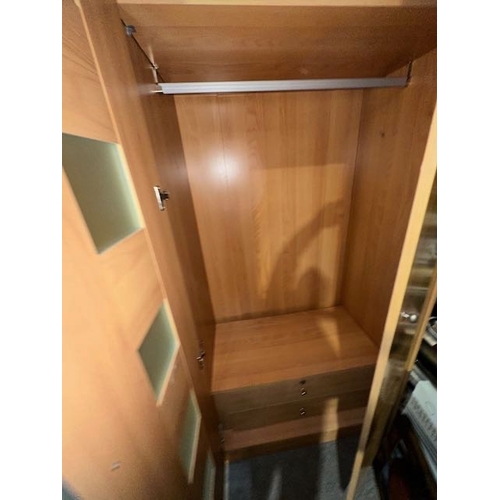 540 - Large 4 Door Wardrobe - Approx 6'2 x 6'11 x 1'11