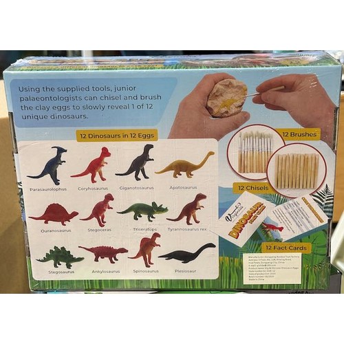 5A - Sealed 12pk Dig & Discover Dinosaur Set