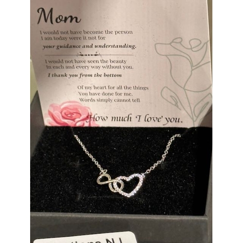 802 - Mom Infinity Heart Necklace