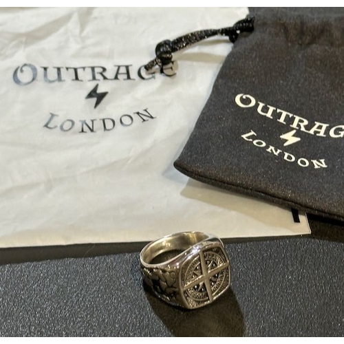 1094 - Outrage London Gents Ring