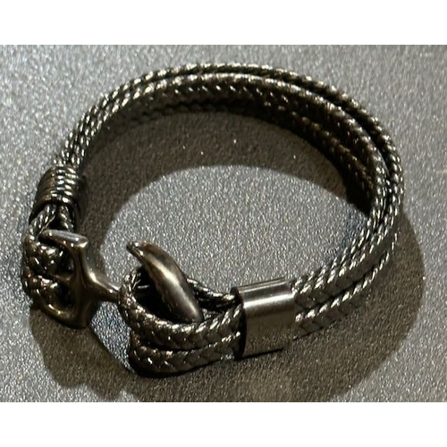 1097 - Braided Anchor Bracelet