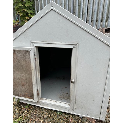 2 - Large Weather Proof Dog House - Approx 3'2x 3'2 x 3'2 - Bottom Incl Needs Attached