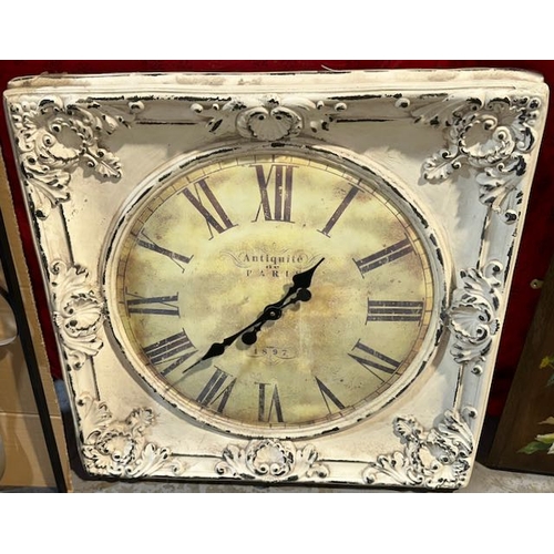 130 - Large Heavy Ornate Parisian Styled Clock - 30