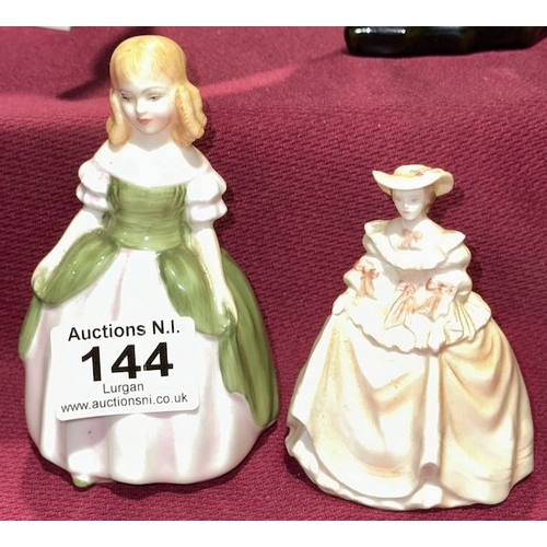 144 - Royal Doulton Penny + Coalport Minuettes Kimberley