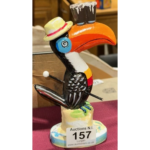 157 - Heavy Cast Guinness Toucan