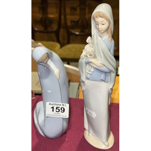 159 - Lladro Lady x2