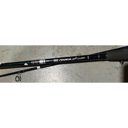 236 - 2pc Shakespeare Targa Plus Carp Rod