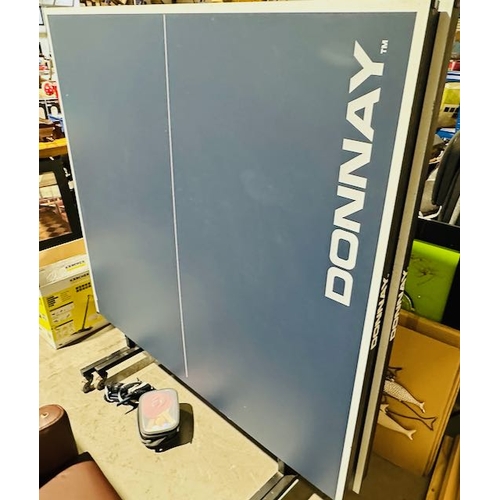 268 - Donnay Folding Table Tennis Table with Accessories