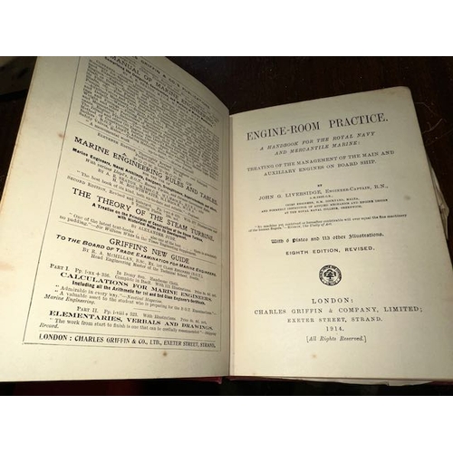 377 - Engine Room Practice - A handbook For The Royal Navy & Mercantile Marine 1914 With Pull Out Diagrams