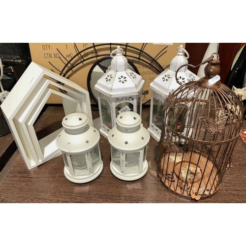 791 - Collection of Candle Lanterns Etc