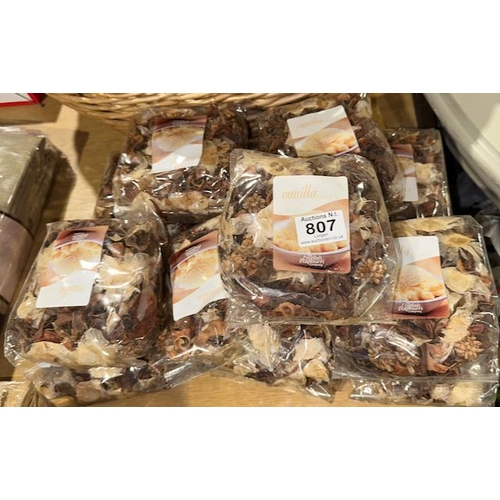 807 - 12 x Pks Vanilla Pot Pourri