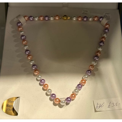 824 - Hand Strung Pearl Necklace
