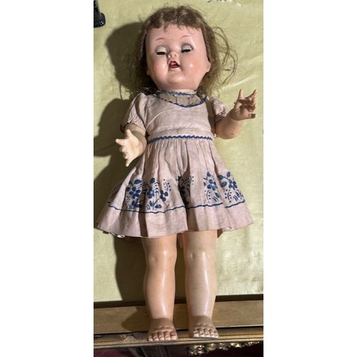 422A - Vintage Ideal Doll W16, Sleepy Eyes with Working Cryer