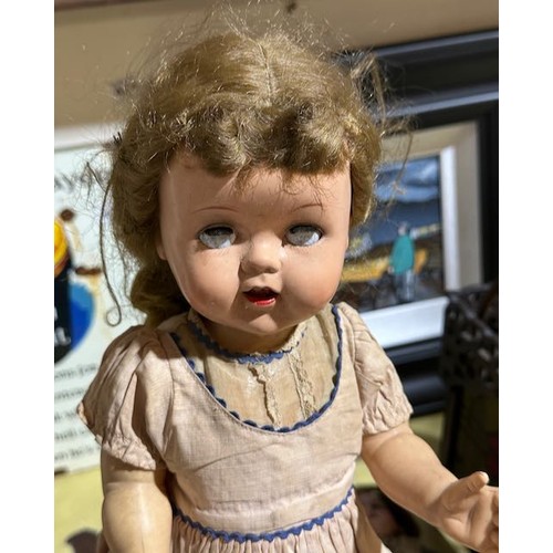 422A - Vintage Ideal Doll W16, Sleepy Eyes with Working Cryer