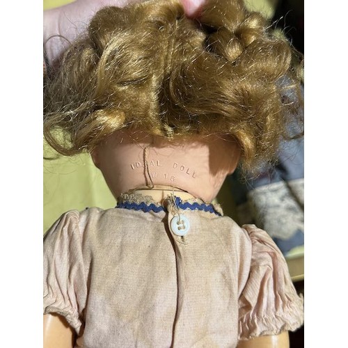 422A - Vintage Ideal Doll W16, Sleepy Eyes with Working Cryer