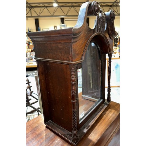 394 - Antique Robert Wells Ballynahinch Grandfather Clock