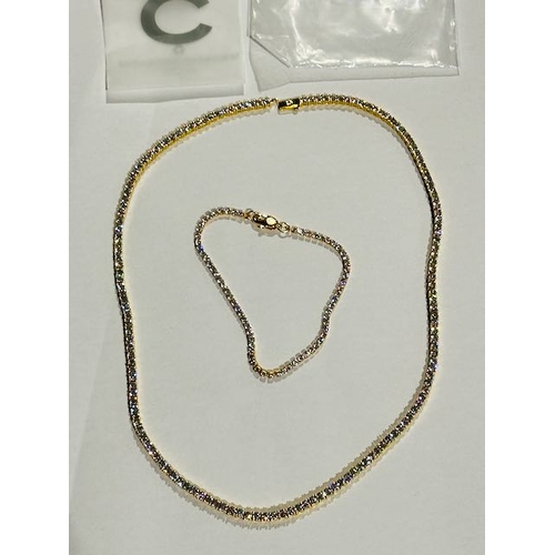 1120 - Cernucci Tennis Bracelet & Necklace