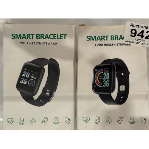 942 - Smart Braclet x 2