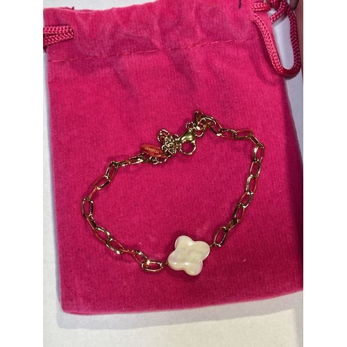 1051 - Four Leaf Clover Bracelet x2