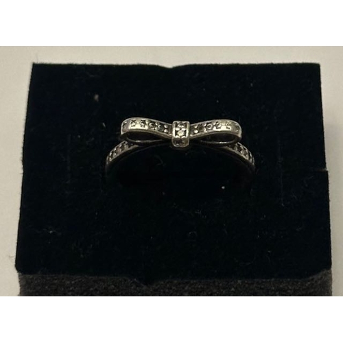 1138 - Pandora Sparkling Bow Ring