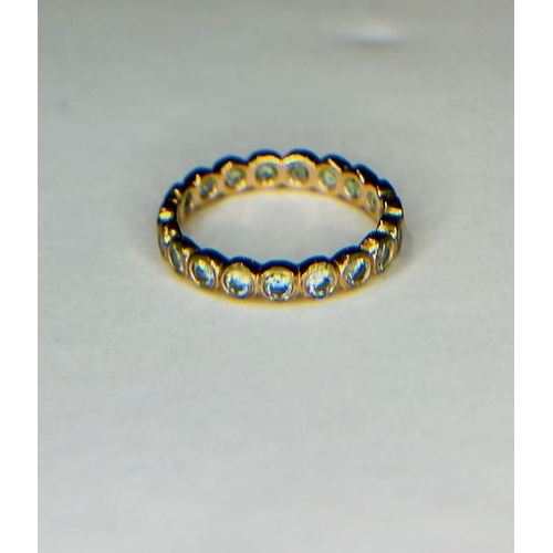 1174 - Pandora Gold Plated Sparkling Circles Band