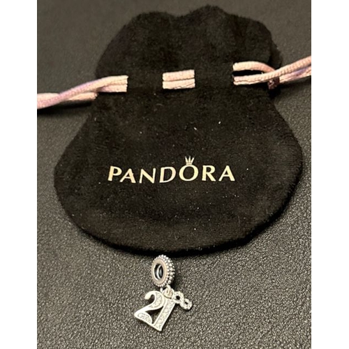 1064 - Pandora '21' Celebration Dangle Charm