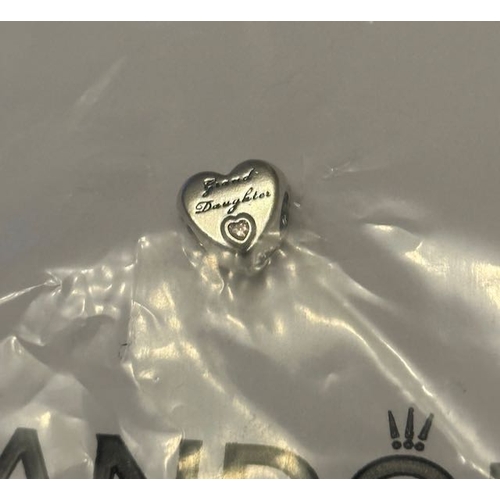 1067 - Pandora Grand Daughter Heart Charm - Sealed in Original Pack