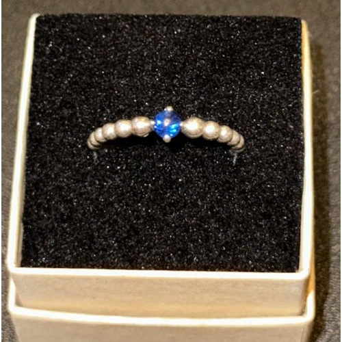 1085 - Pandora September Birthstone Beaded Ring