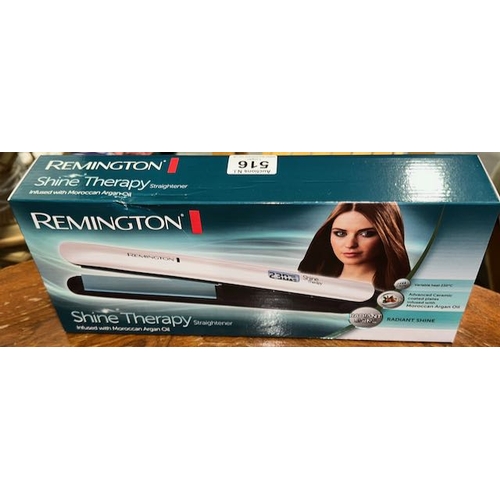 516 - Remington Shine Therapy Straighteners - Sealed